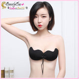 『Beauty + WINGSバストアップ』シリコンヌードブラ紐つき - Beautyplusplus